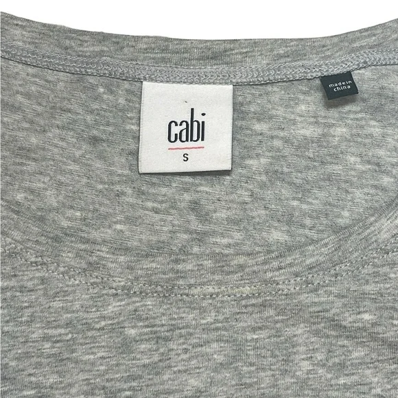 Cabi Everyday Mini Dress Ruched Crew Neck Gray Sleevless Tank Stretch Size Small - Picture 8 of 15